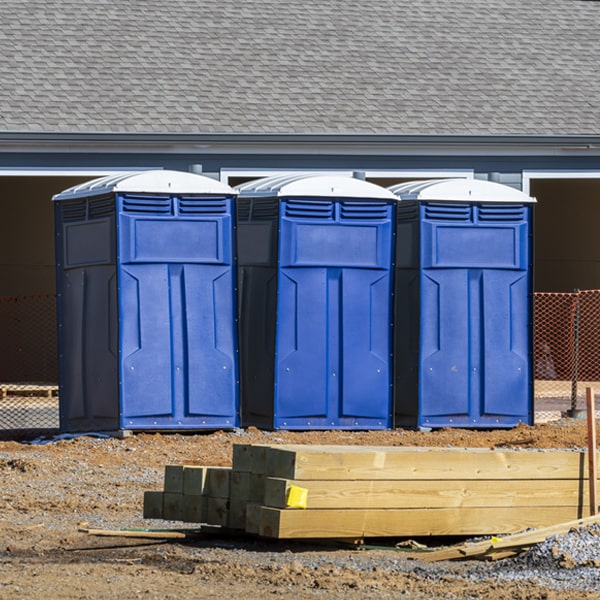 are there any restrictions on what items can be disposed of in the porta potties in Fish Springs